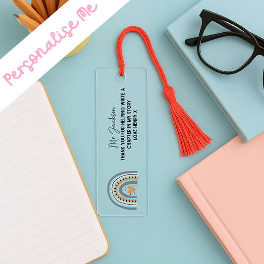 UVDTF - Boho Rainbow Bookmark Decal