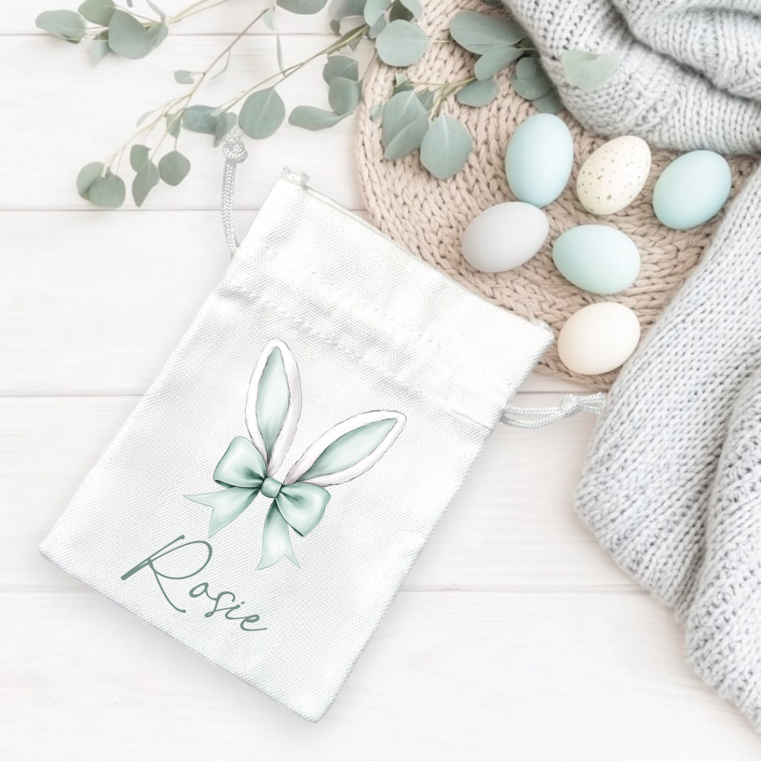 DTF - Mint Bunny Bows SMALL