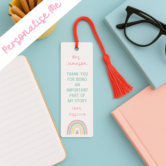 UVDTF - Pastel Rainbow Bookmark Decal