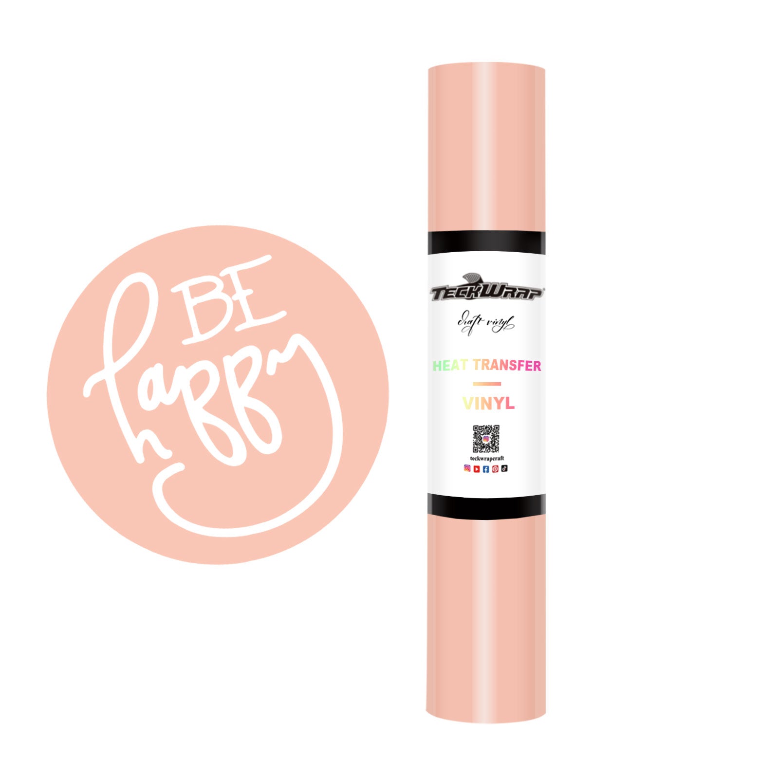 Teckwrap HTV -  PU Pastel Pink