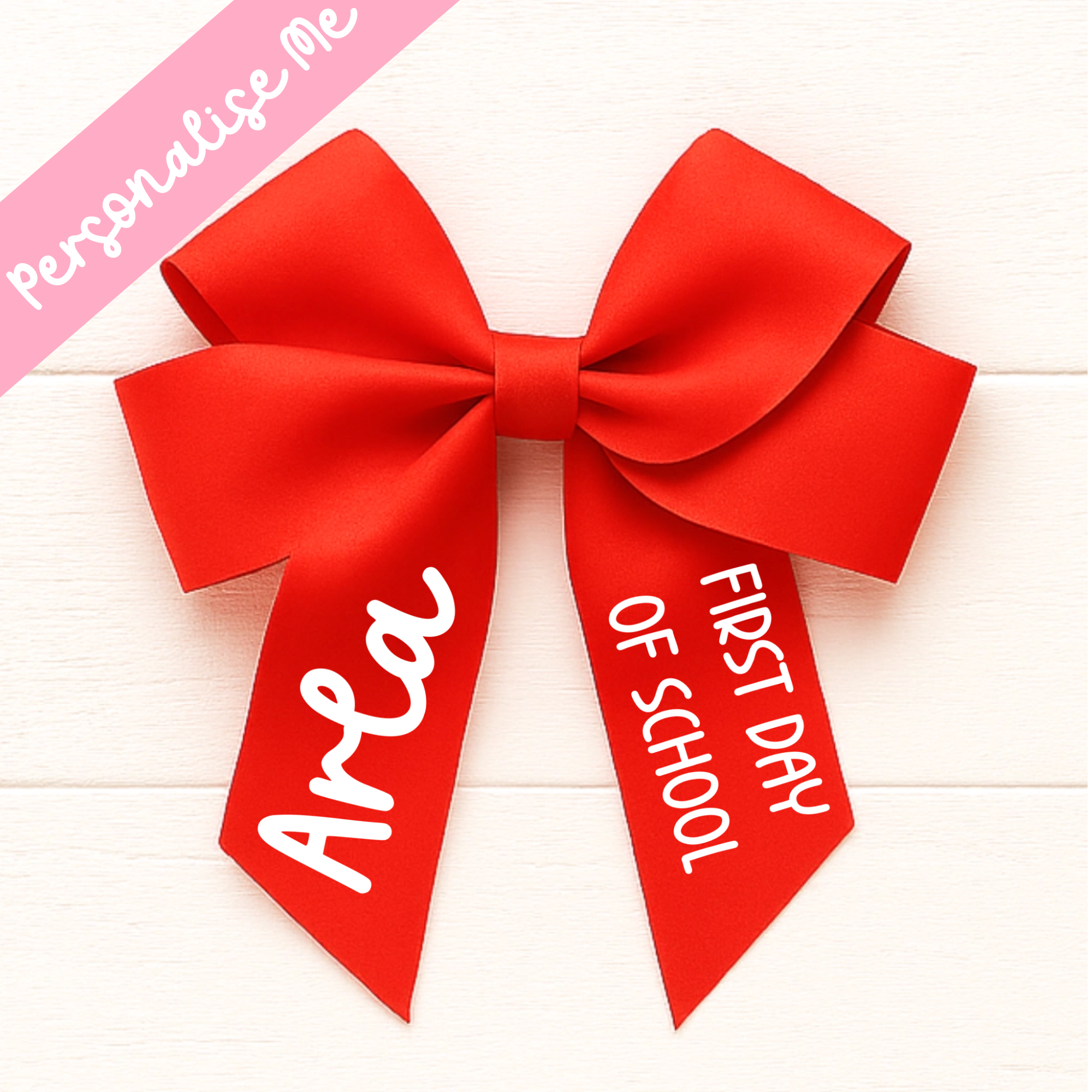 DTF - First day of school Hair Bow Decal