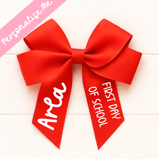 DTF - First day of school Hair Bow Decal