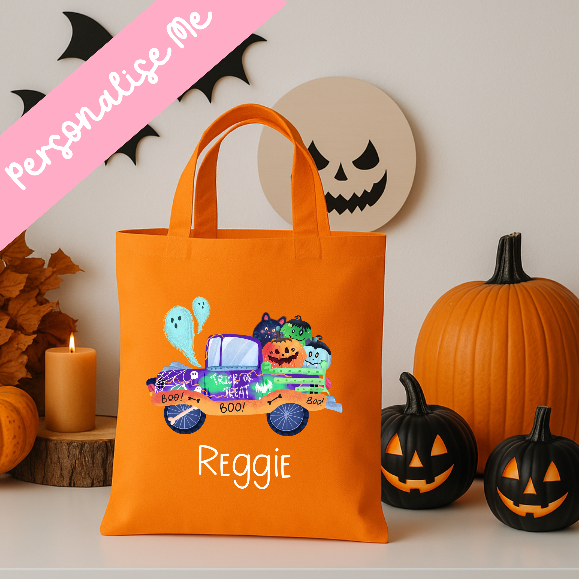 DTF - Halloween Car Tote Bag Decal