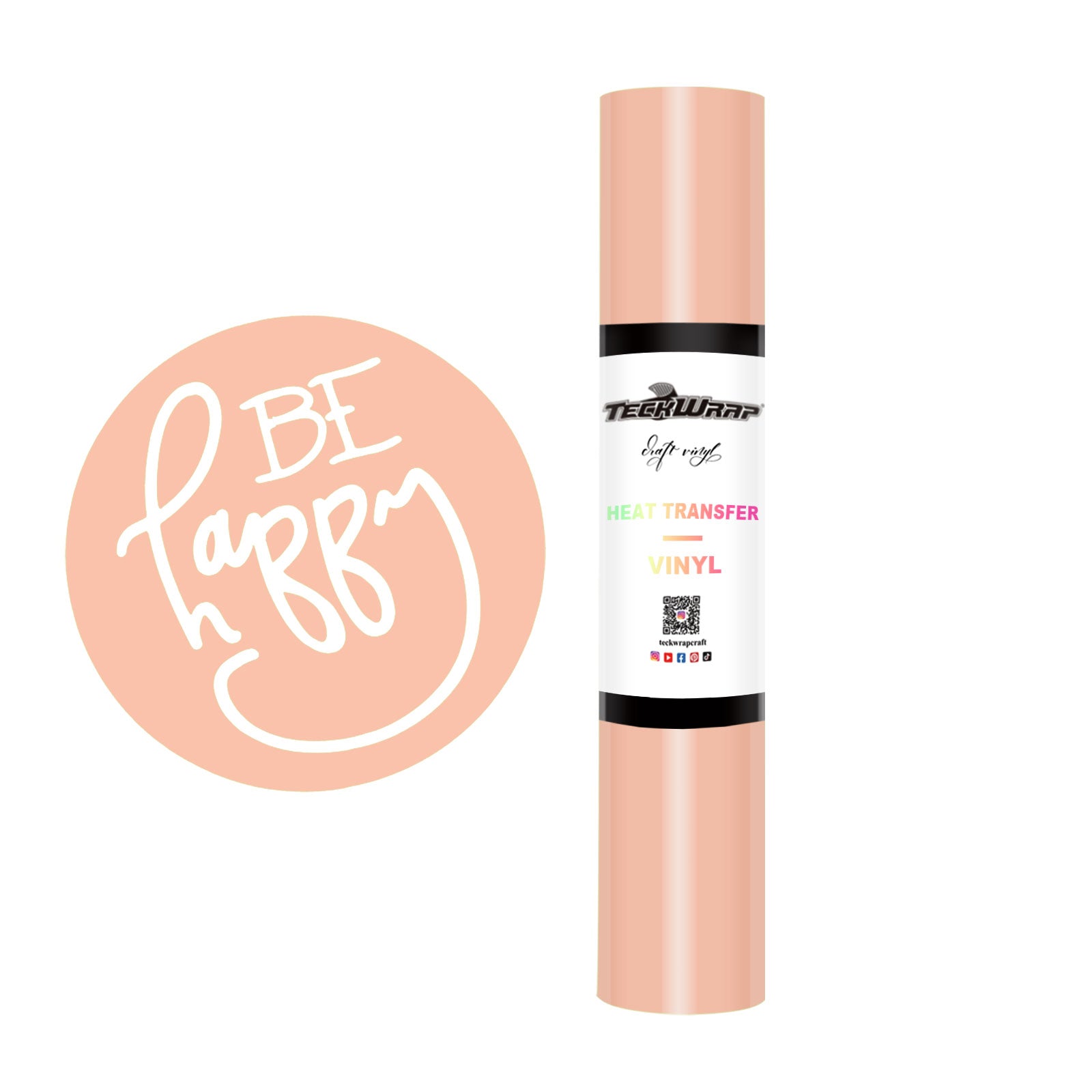 Teckwrap HTV -  PU Shell Pink