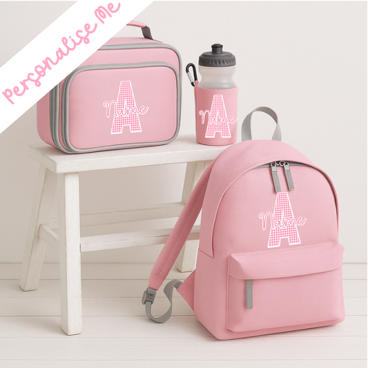 DTF -  Pink Gingham Decal
