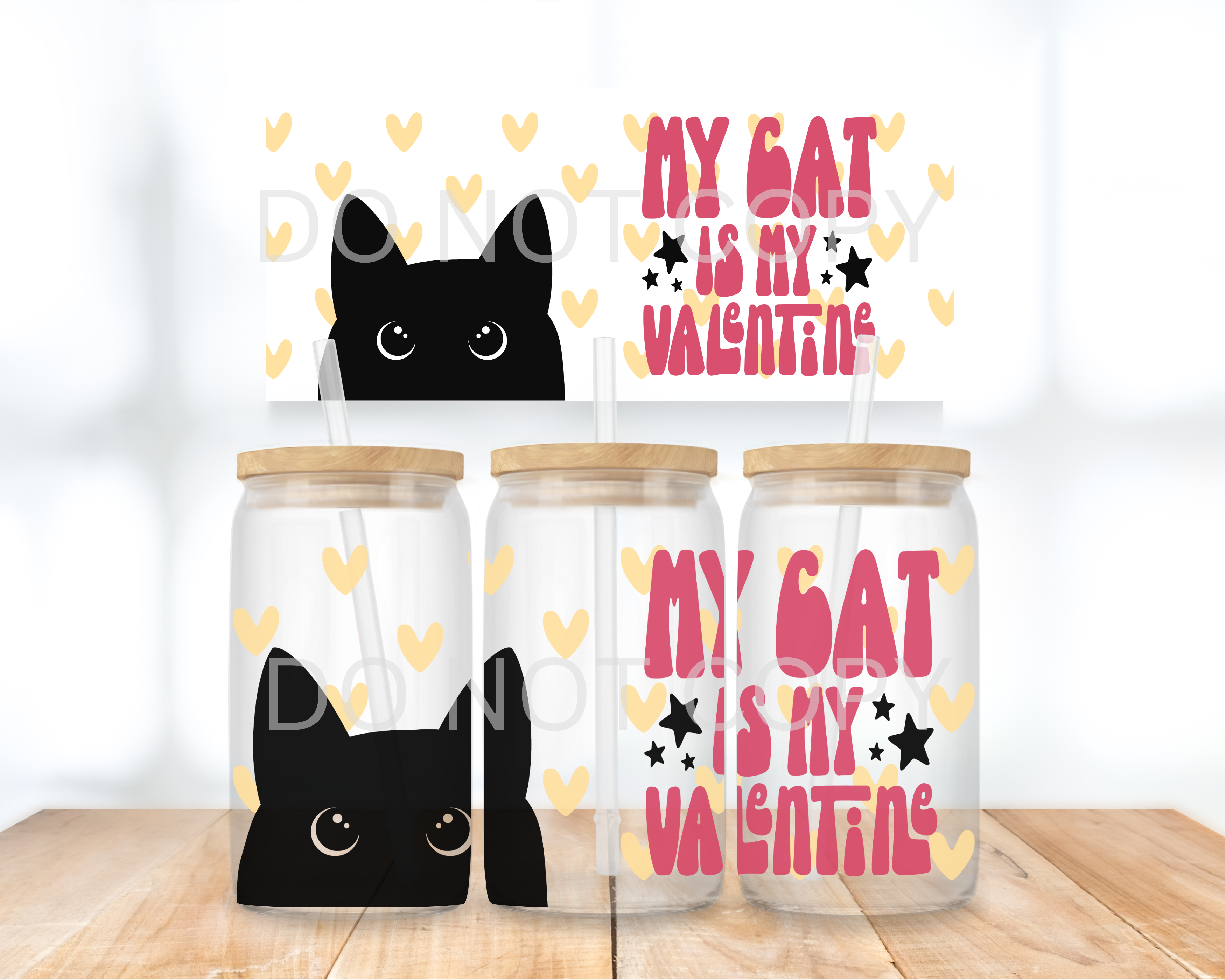 UVDTF - My Cat is My Valentine