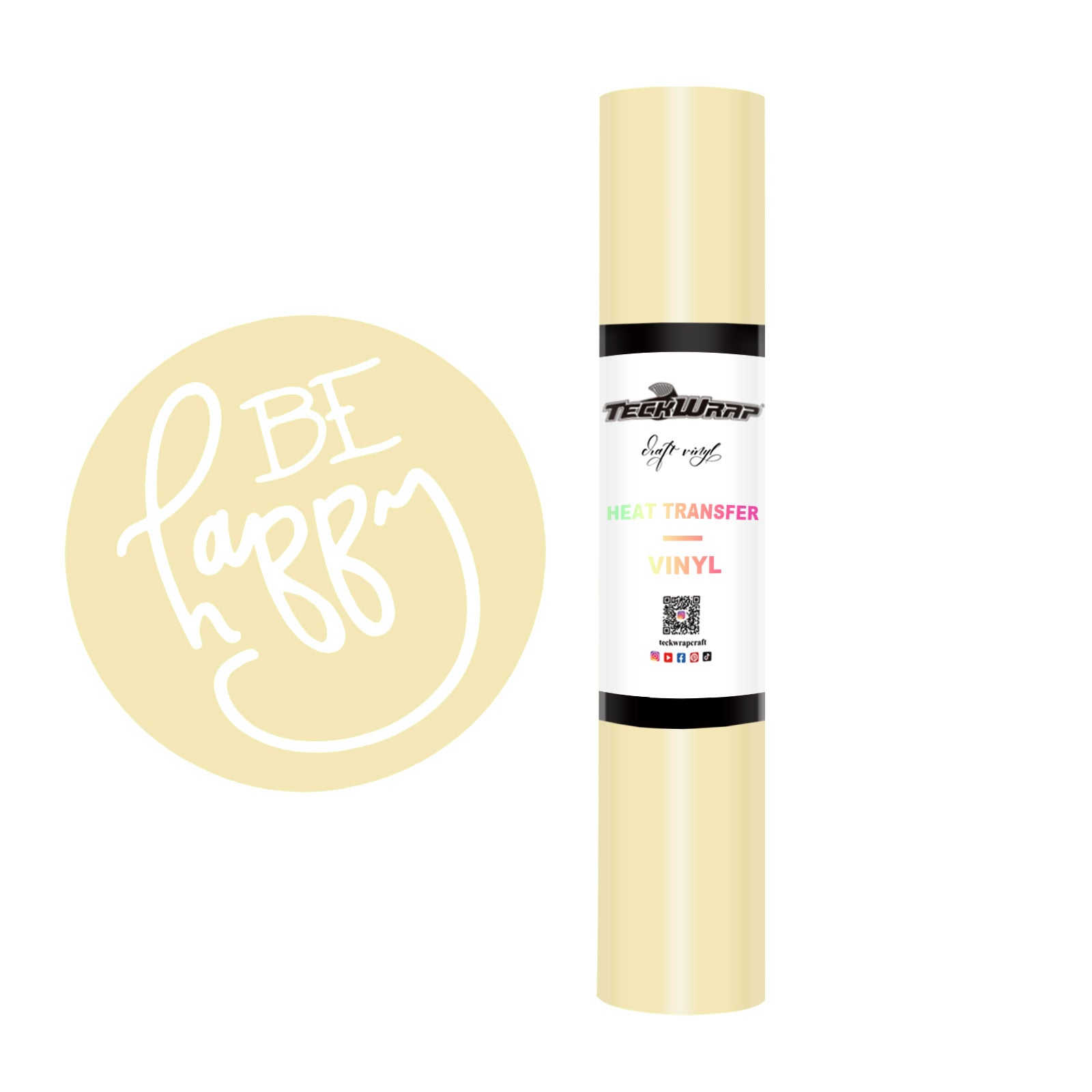Teckwrap HTV -  PU Cream Yellow