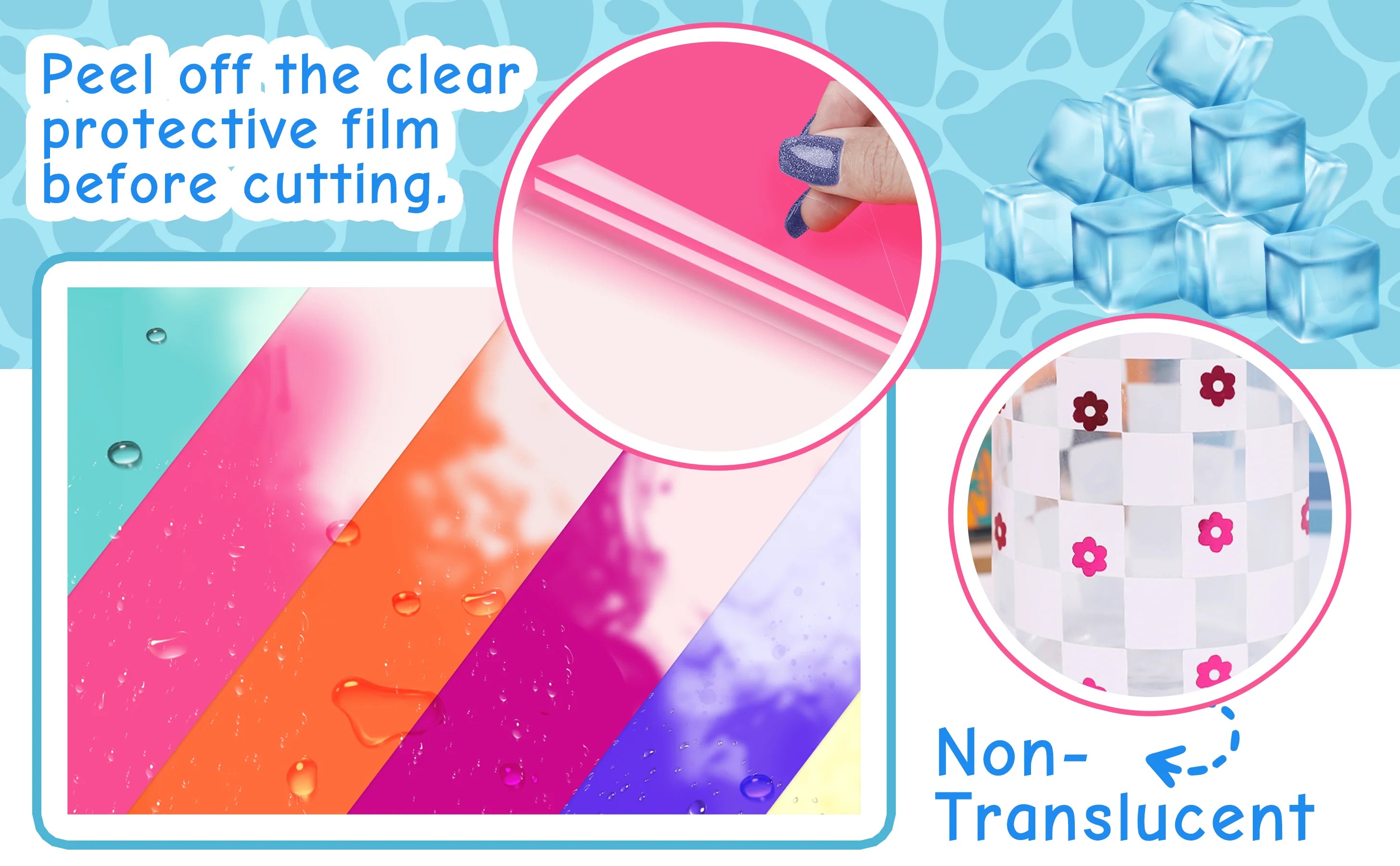 Teckwrap Cold Craft Vinyl - Pink Red