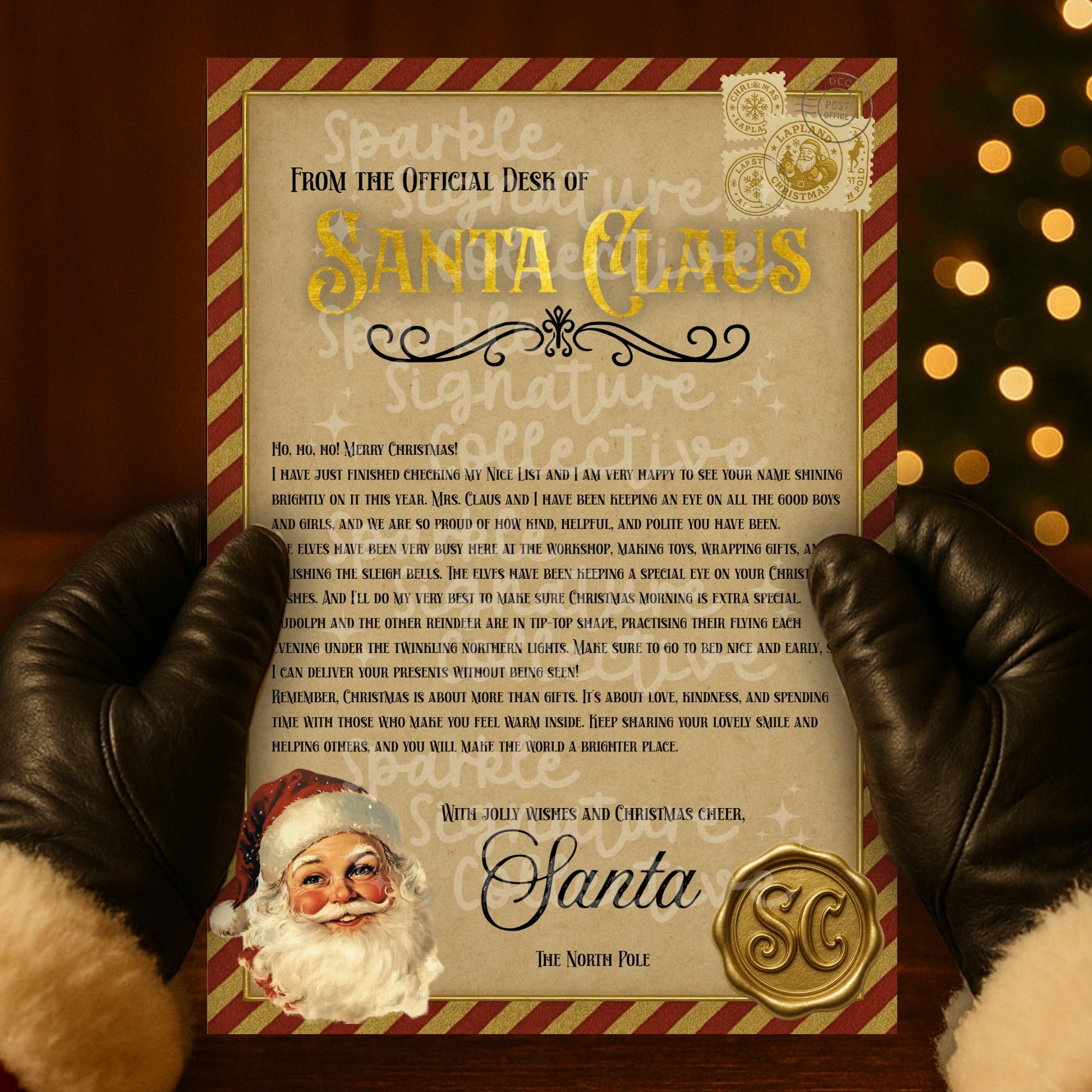 Vintage Santa Letter