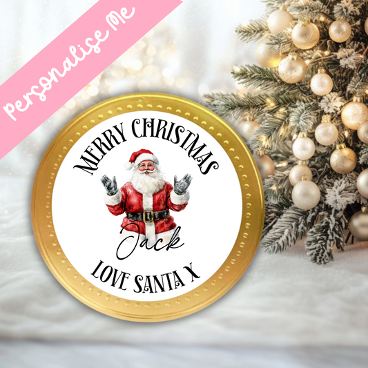 Giant Coin - Santa Decal