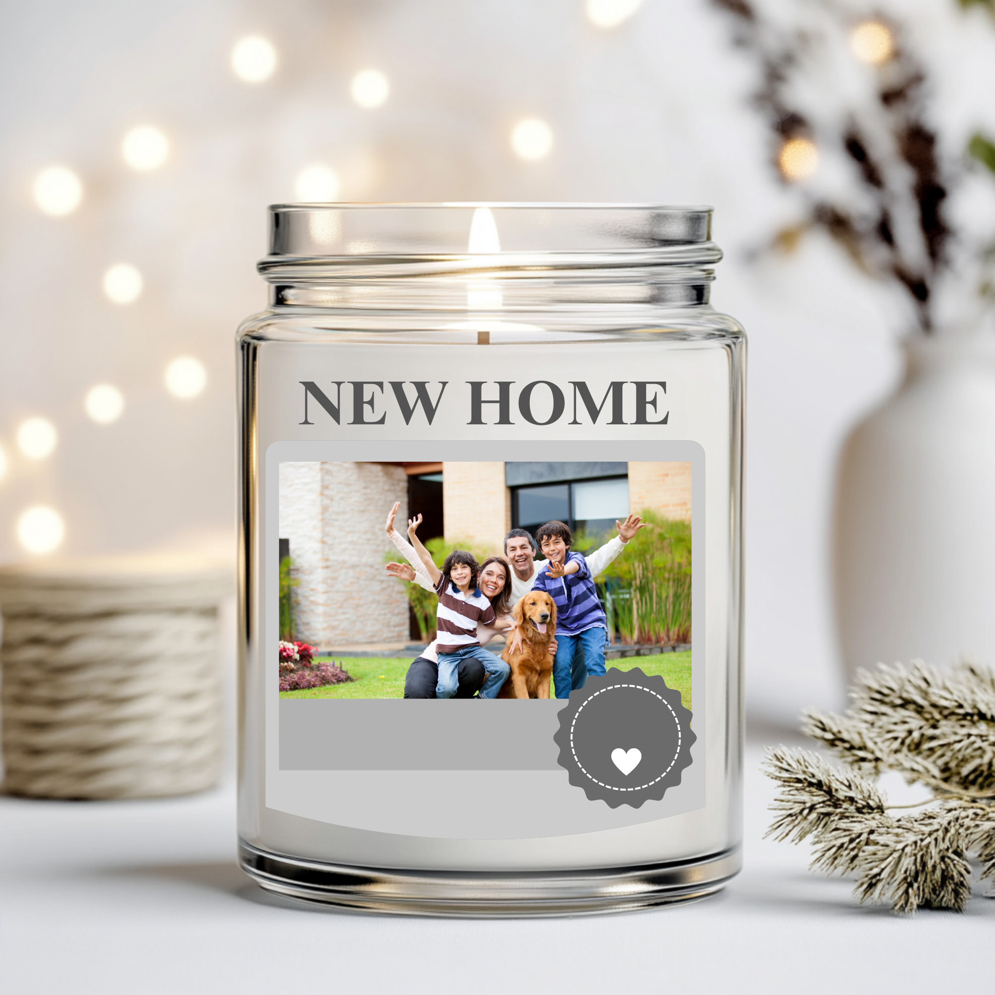 New Home Candle Label