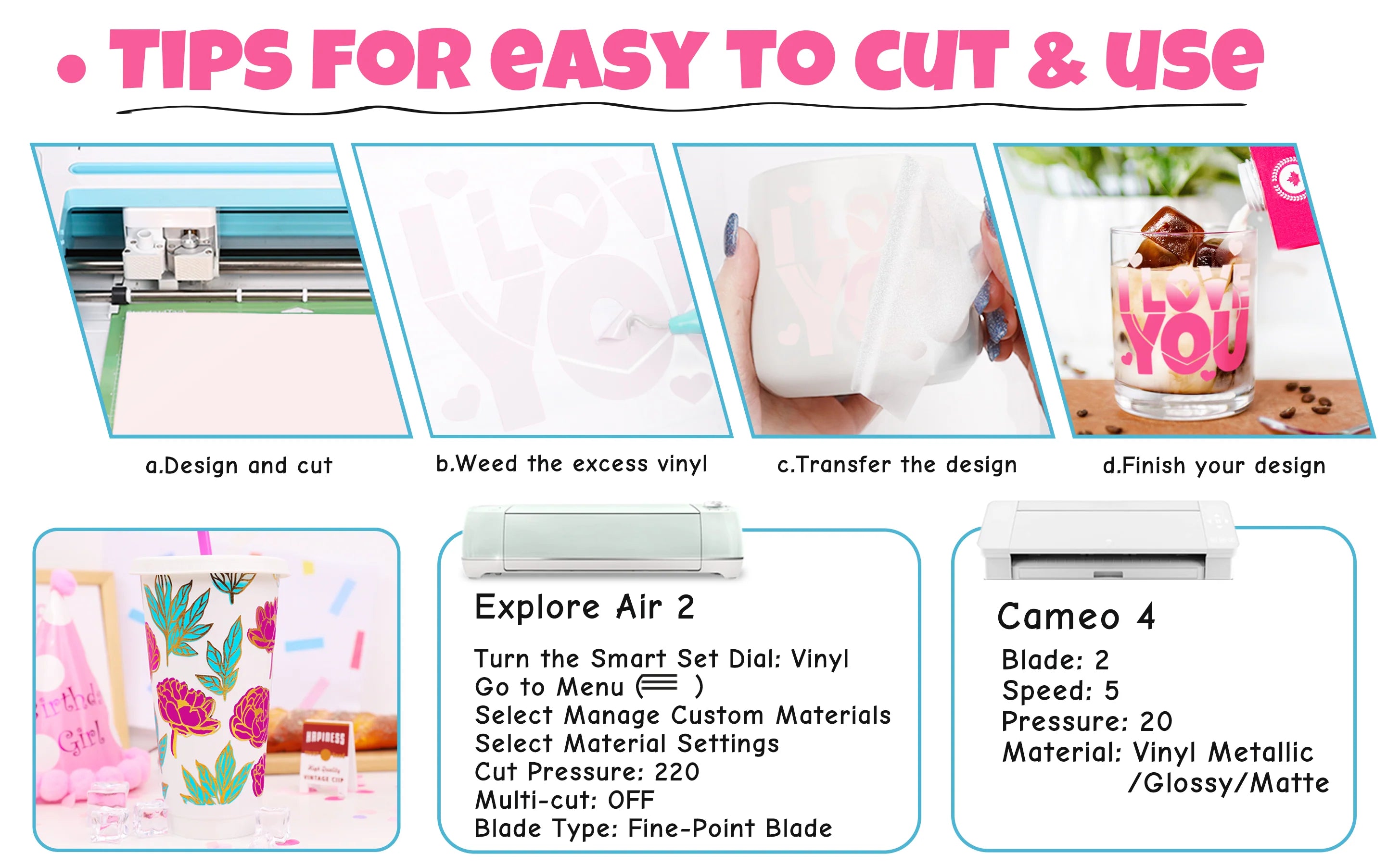 Teckwrap Cold Craft Vinyl - Pink Red