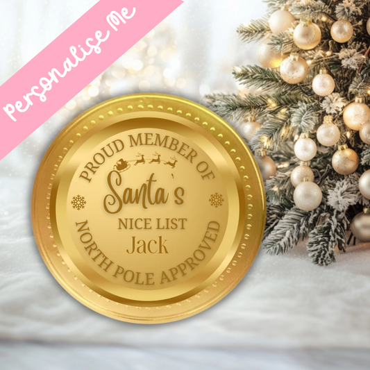 Giant Coin - Nice List Decal
