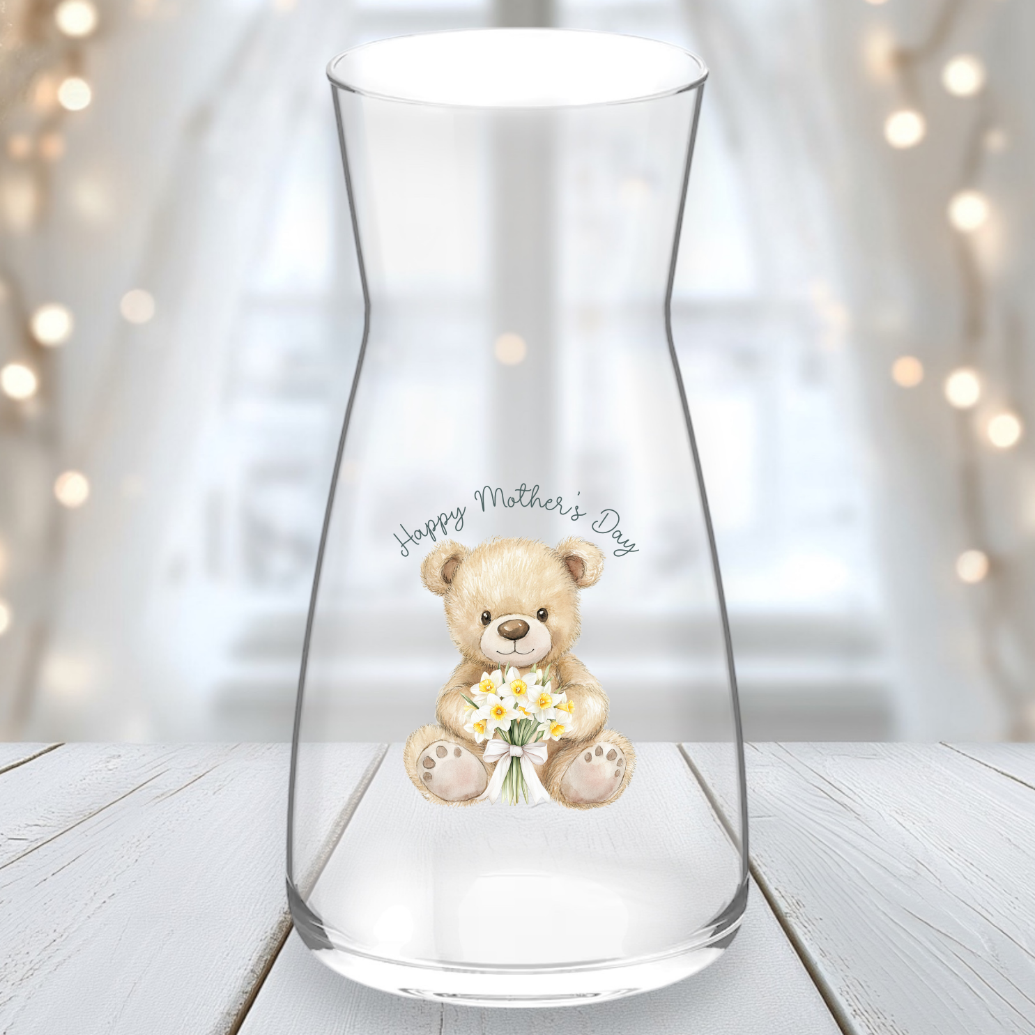 UVDTF  - Bear with Daffodils