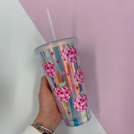 Disco Apples 24oz Coldcup Wrap