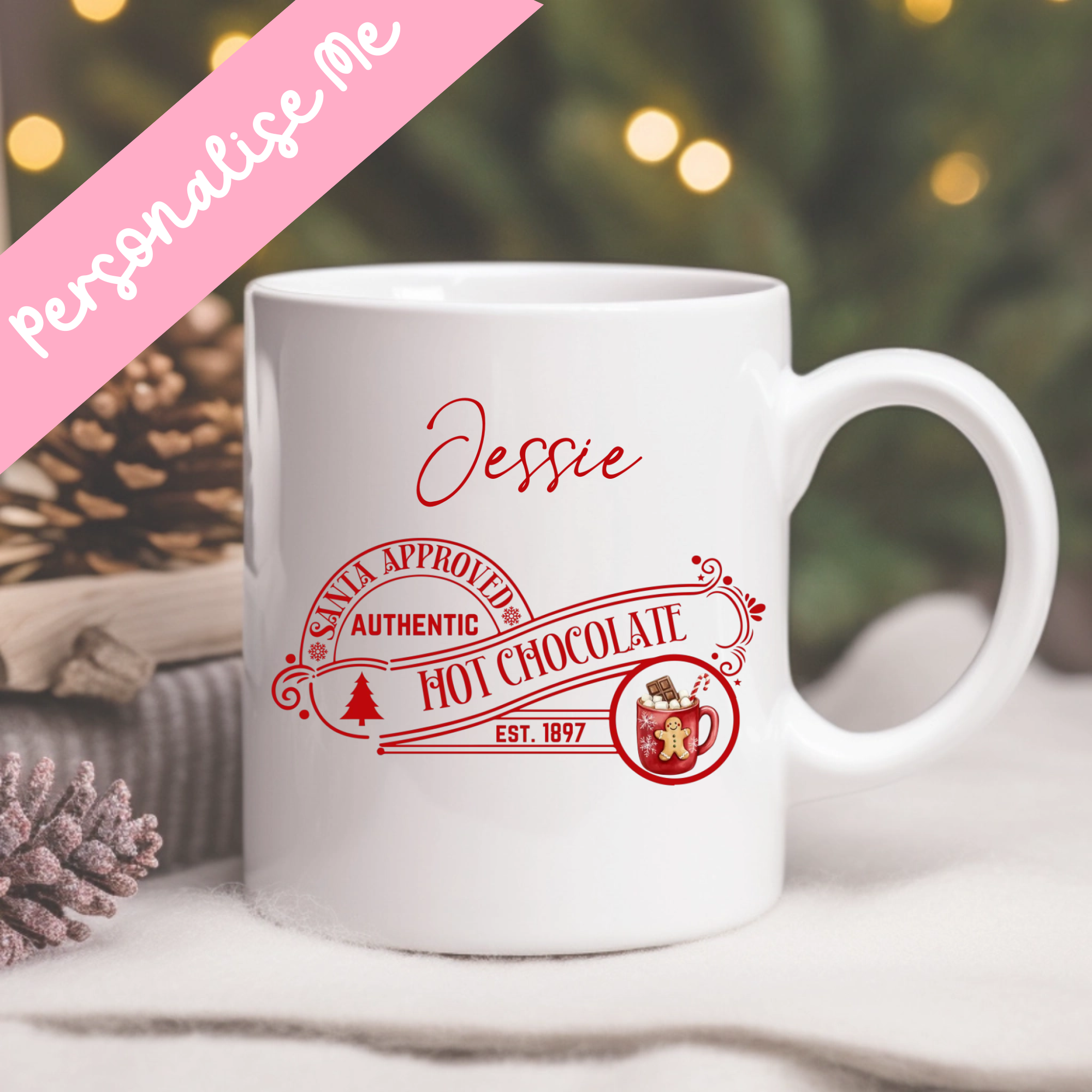 UVDTF  - Medium Red Hot Chocolate Mug