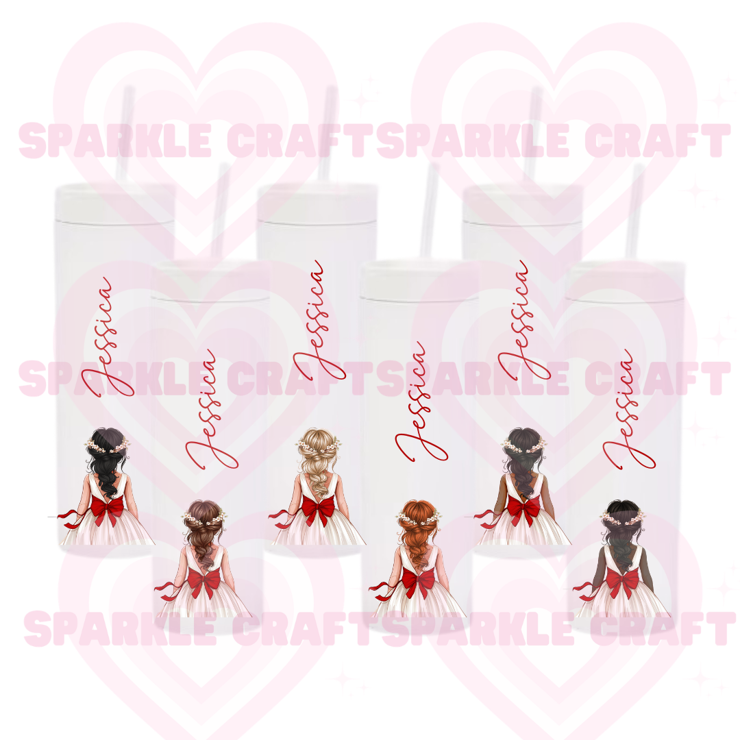 Red Bow - Flower Girl Decal