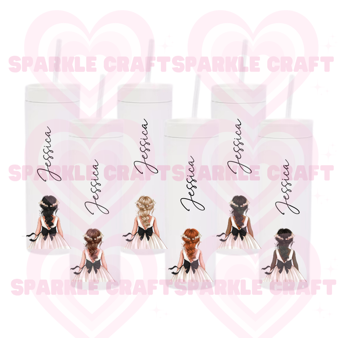 Black Bow - Flower Girl Decal