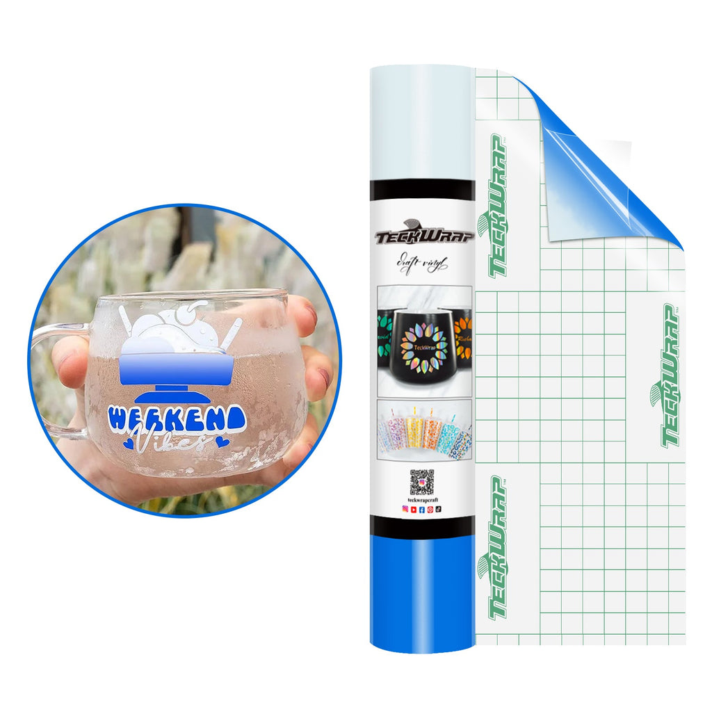 Teckwrap NEW Colour Change Craft Vinyl- Cold Deep Blue