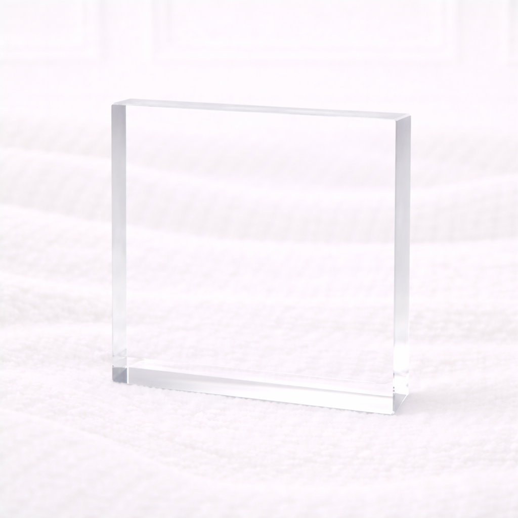 Acrylic Block Freestanding
