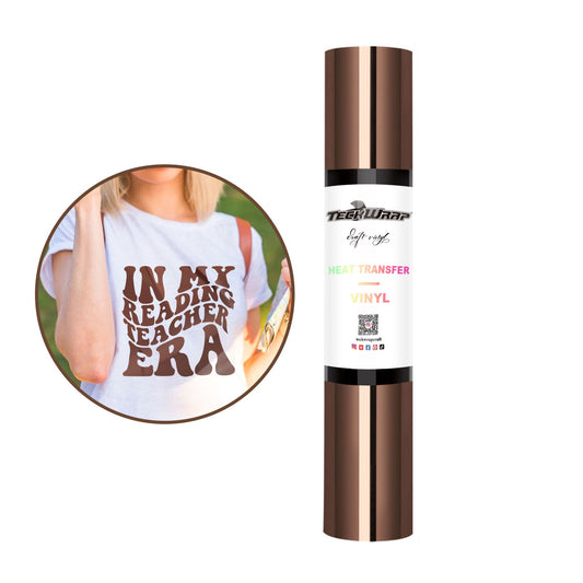 Teckwrap HTV Metallic Chrome - Brown