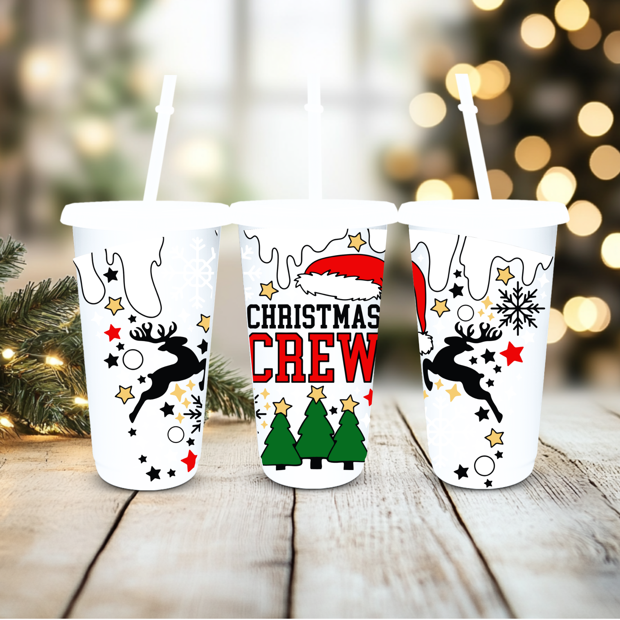 UVDTF Cold Cup Wrap - Christmas Crew