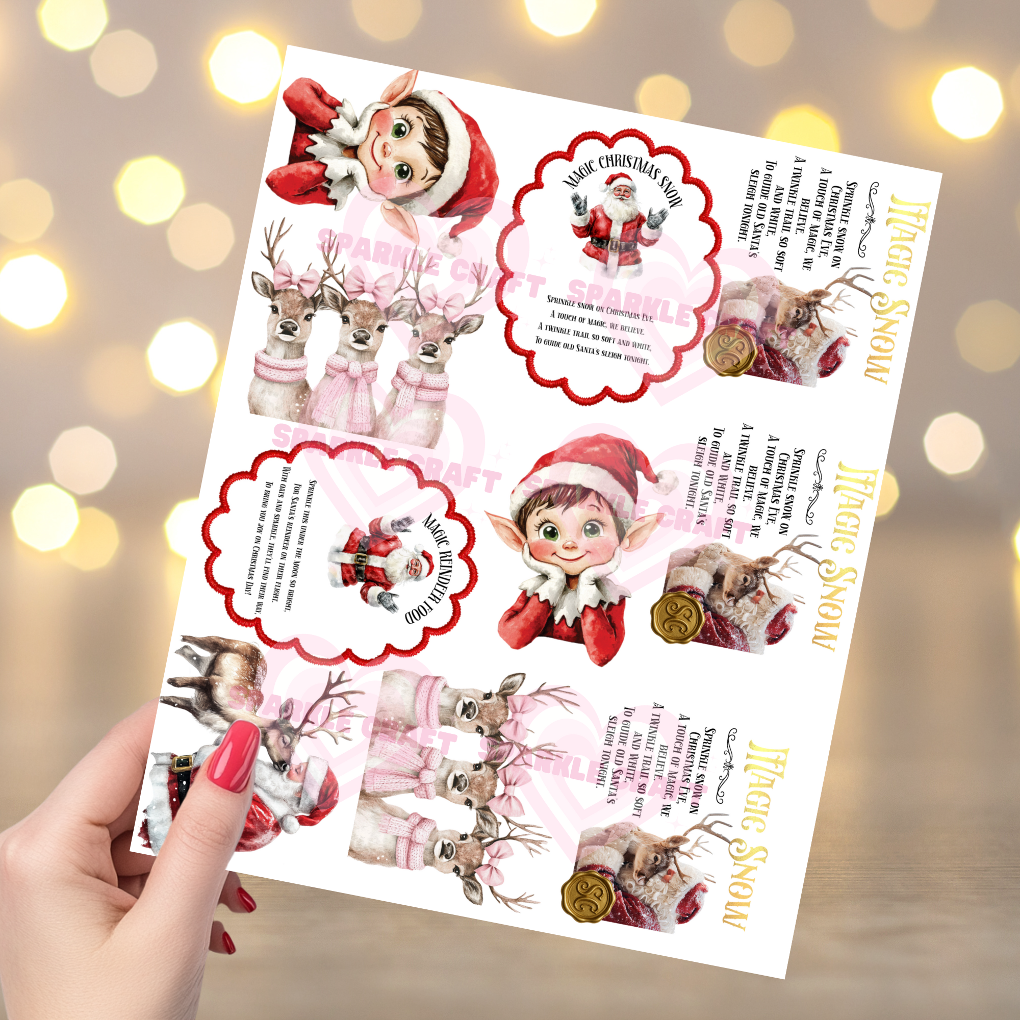 UVDTF  - Snow Popper Element Sheet