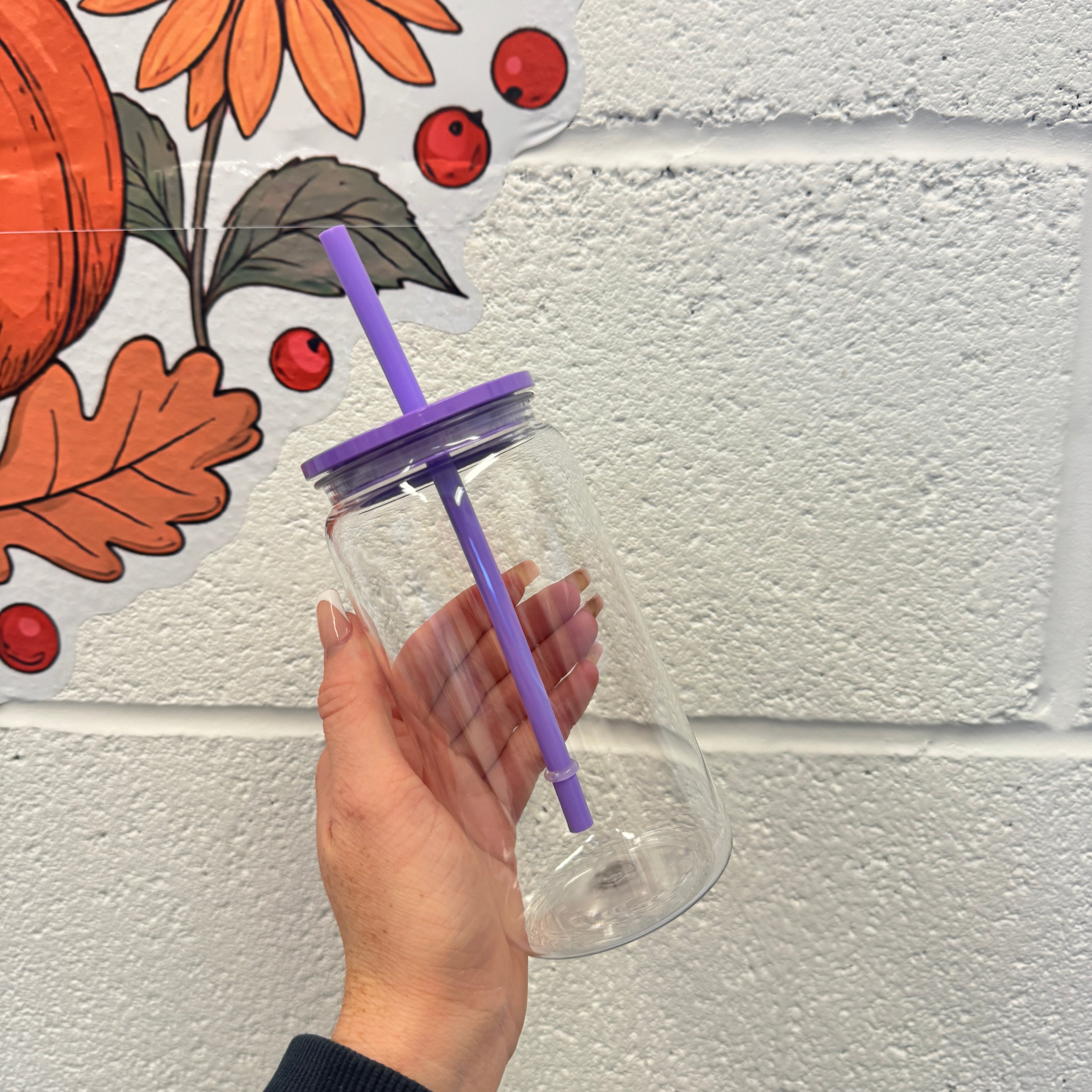 Plastic Can Libby with Coloured Lids (libby)