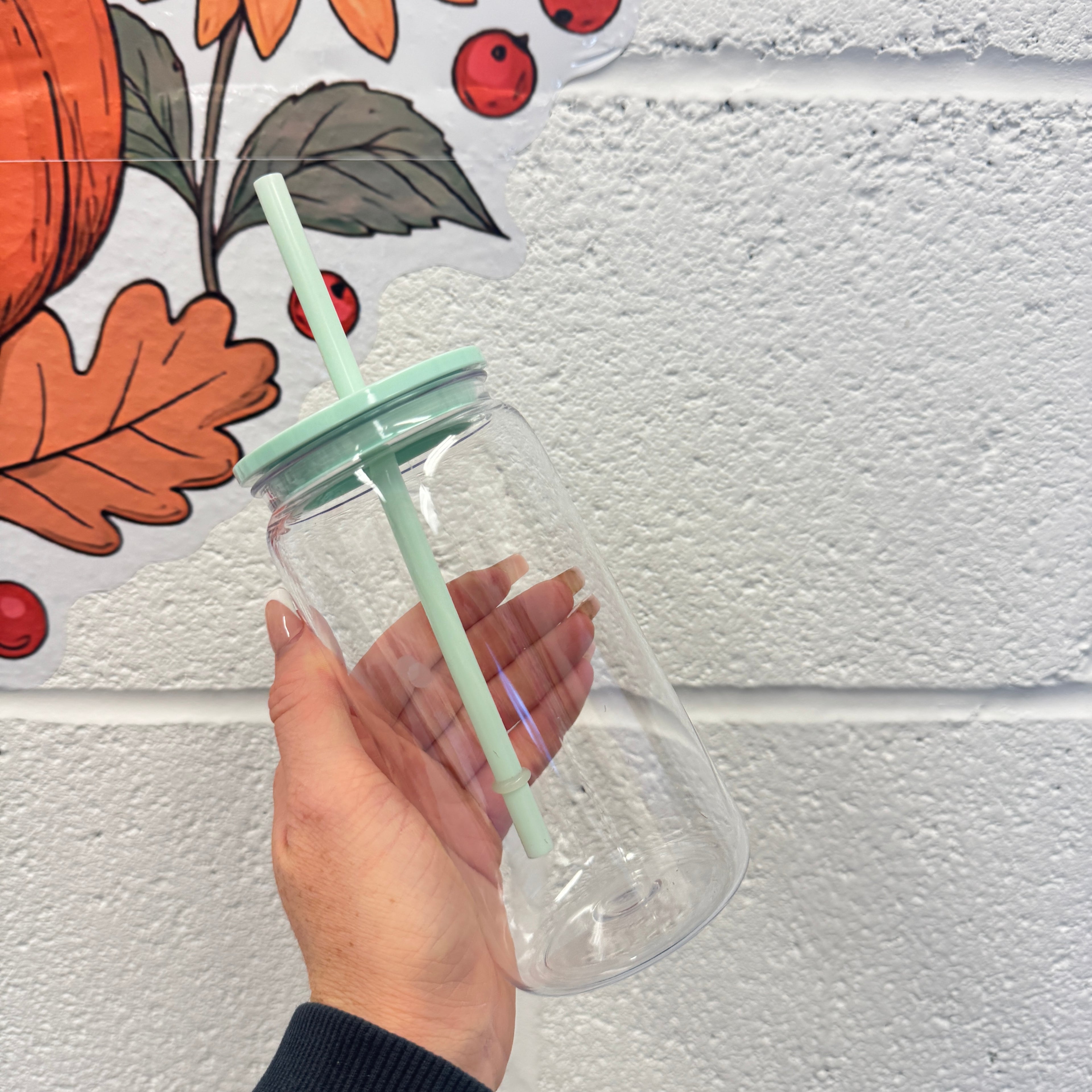 Plastic Can Libby with Coloured Lids (libby)