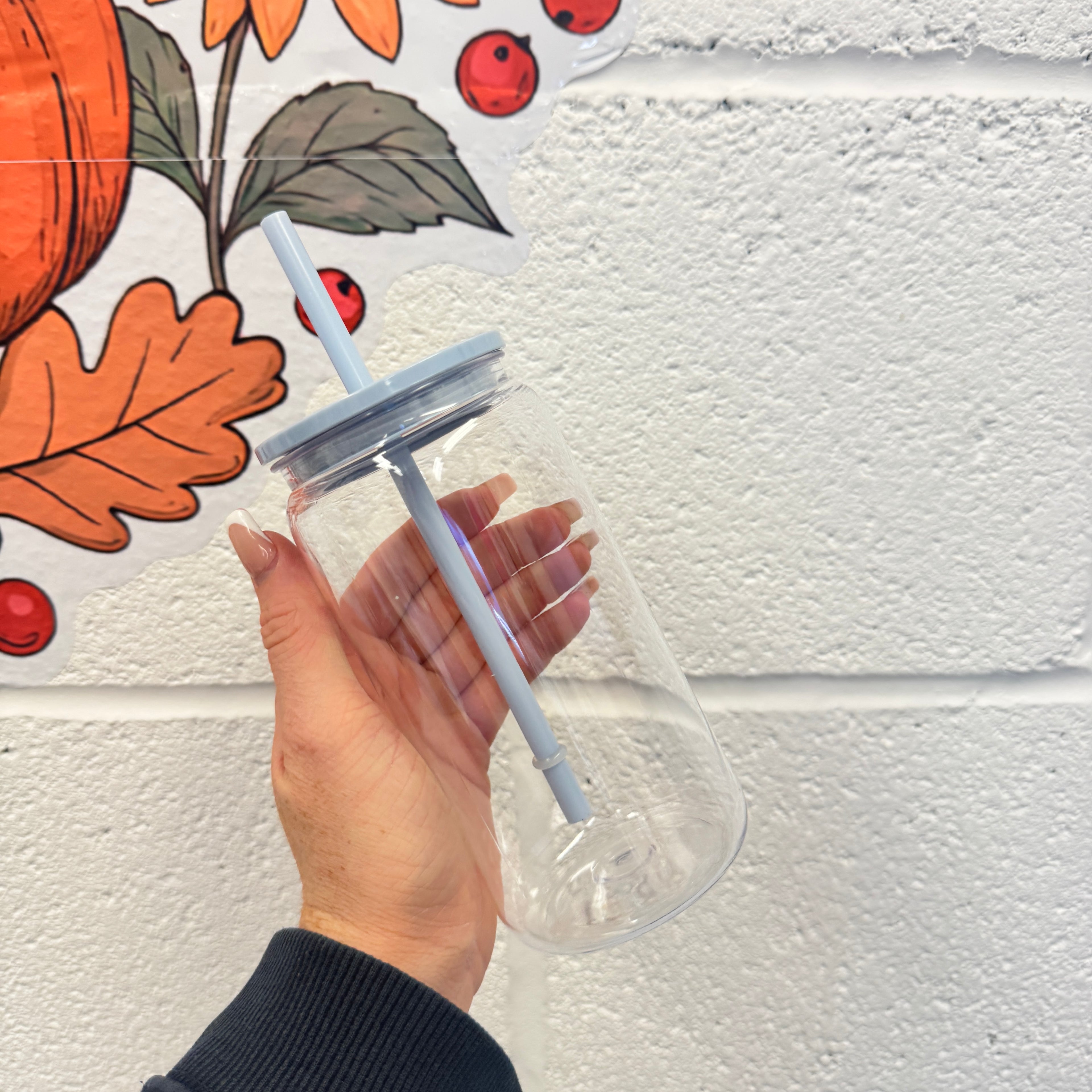 Plastic Can Libby with Coloured Lids (libby)