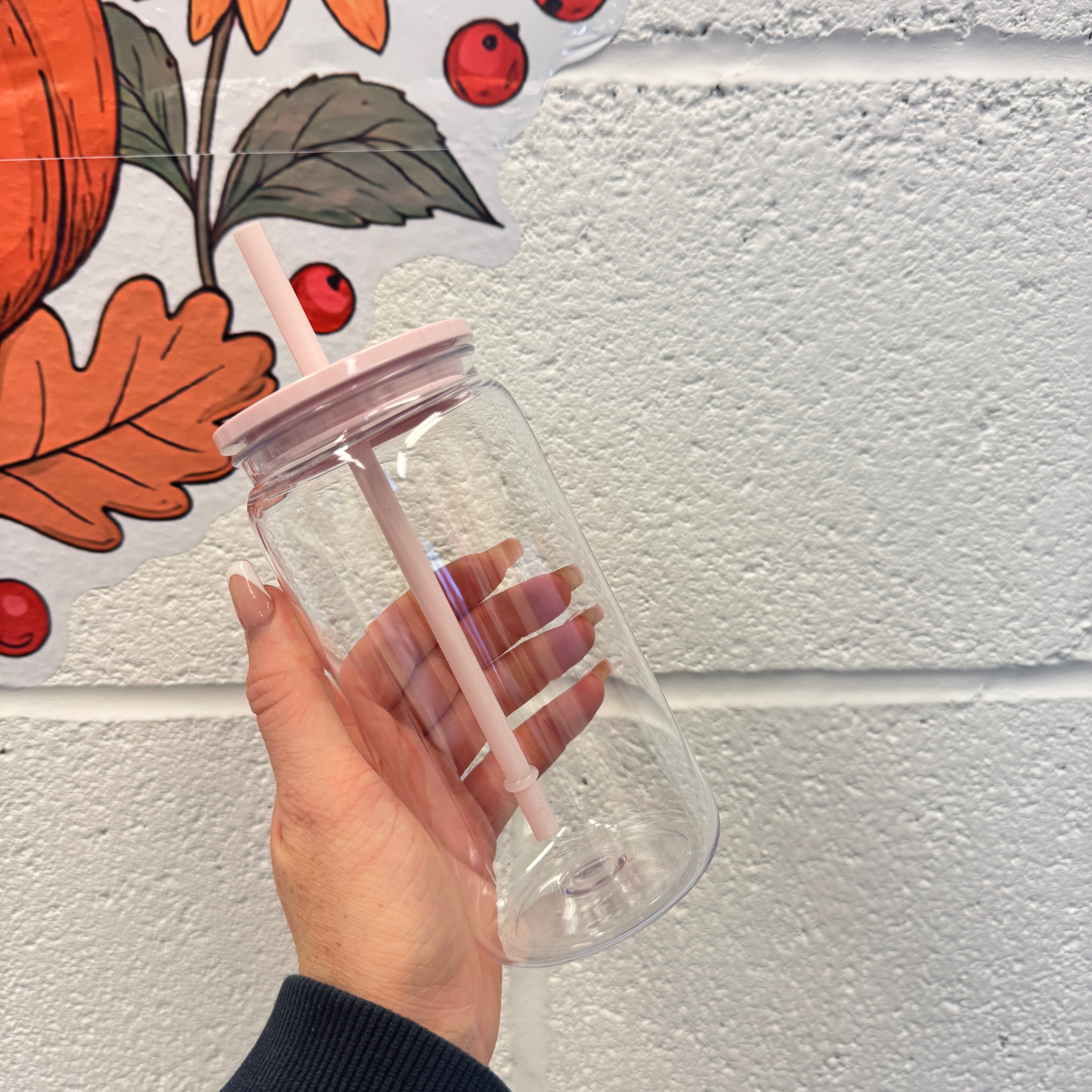 Plastic Can Libby with Coloured Lids (libby)