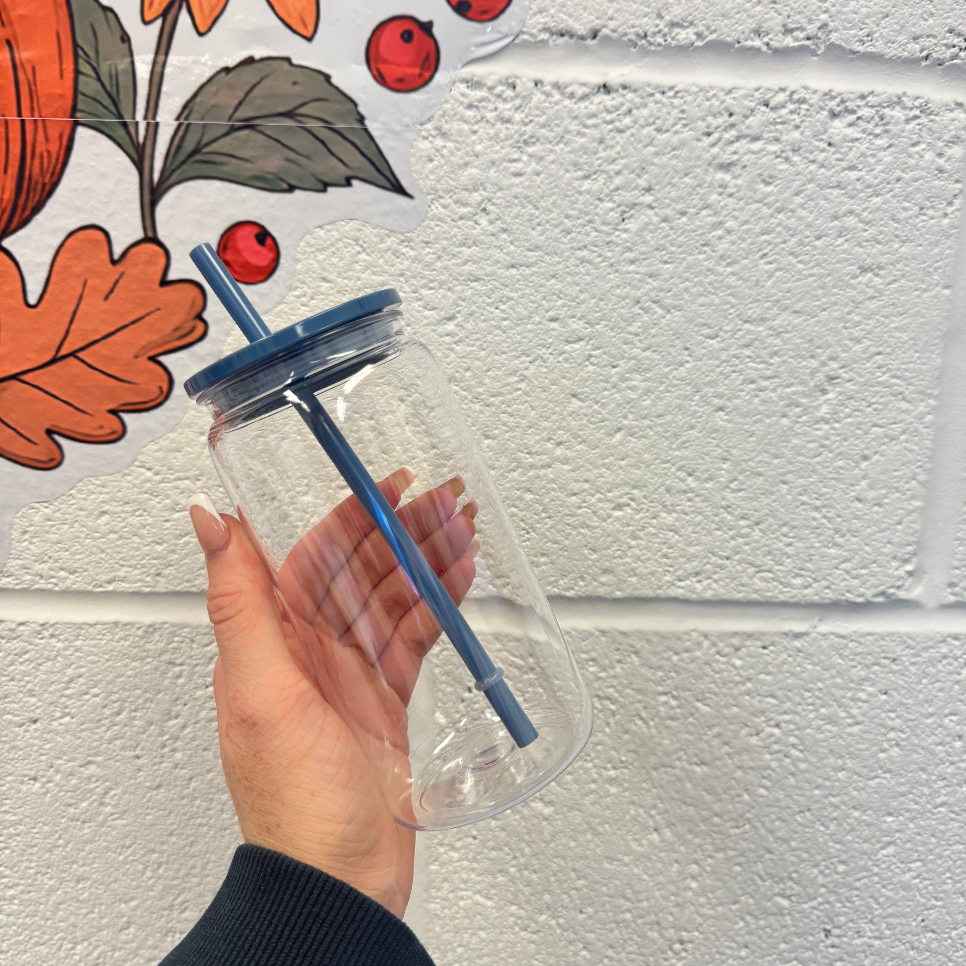 Plastic Can Libby with Coloured Lids (libby)