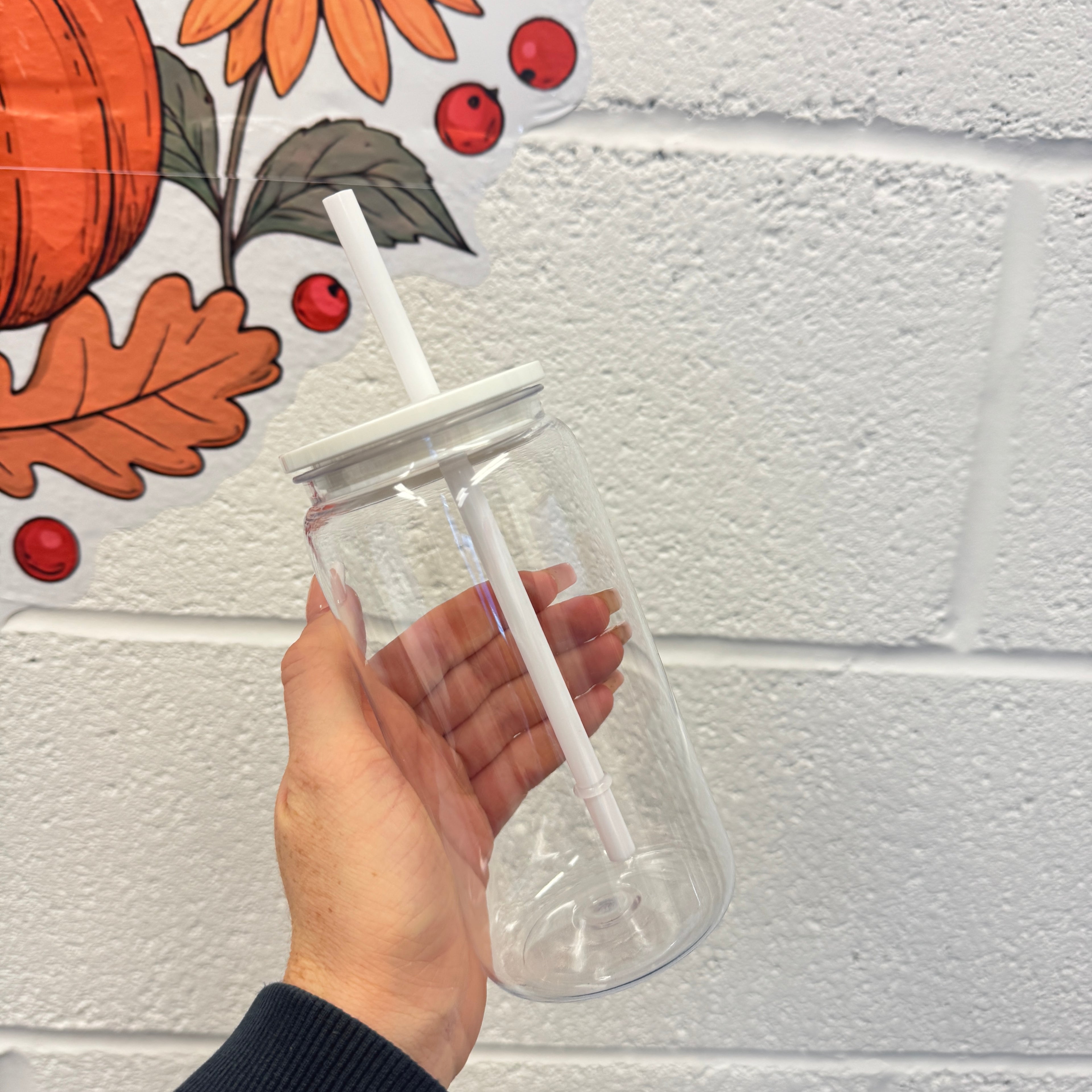 Plastic Can Libby with Coloured Lids (libby)