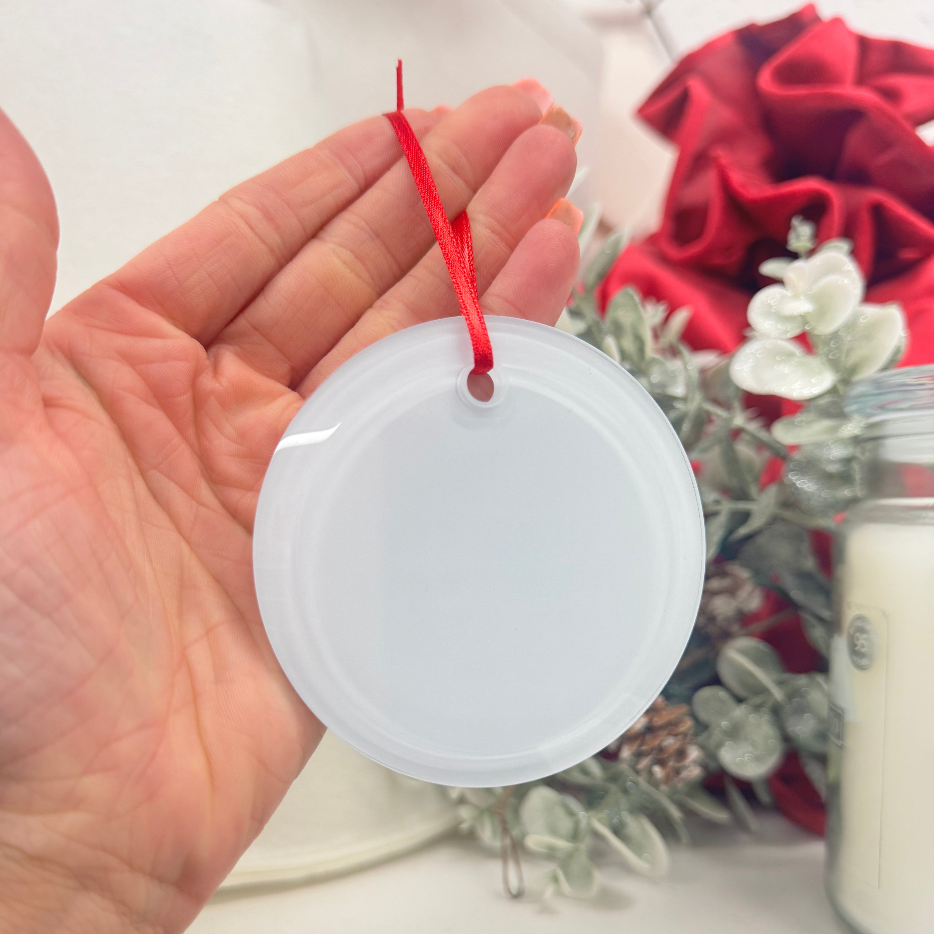 Glass Sublimation Bauble
