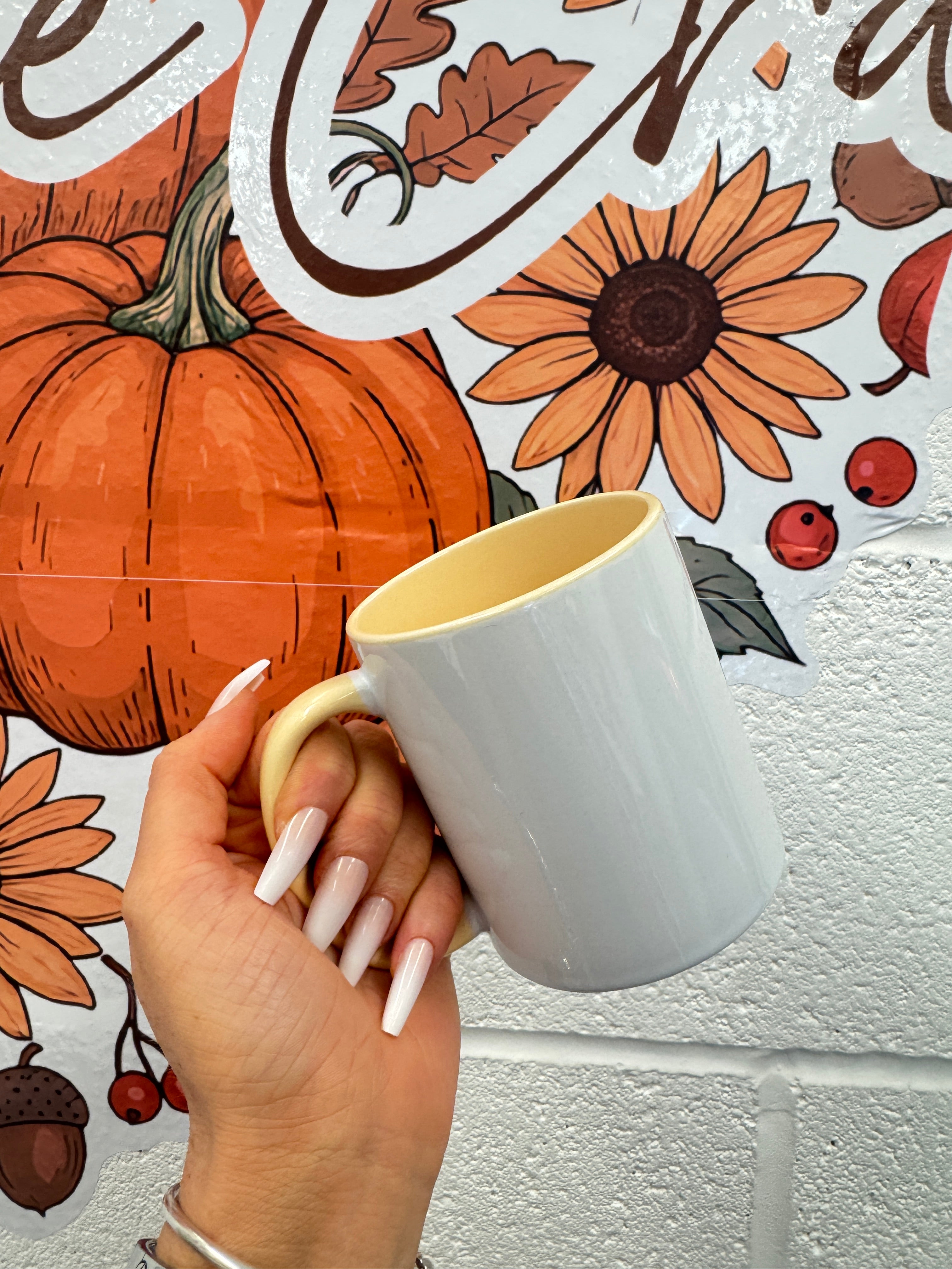 11oz Sublimation Mug - Beige Inner