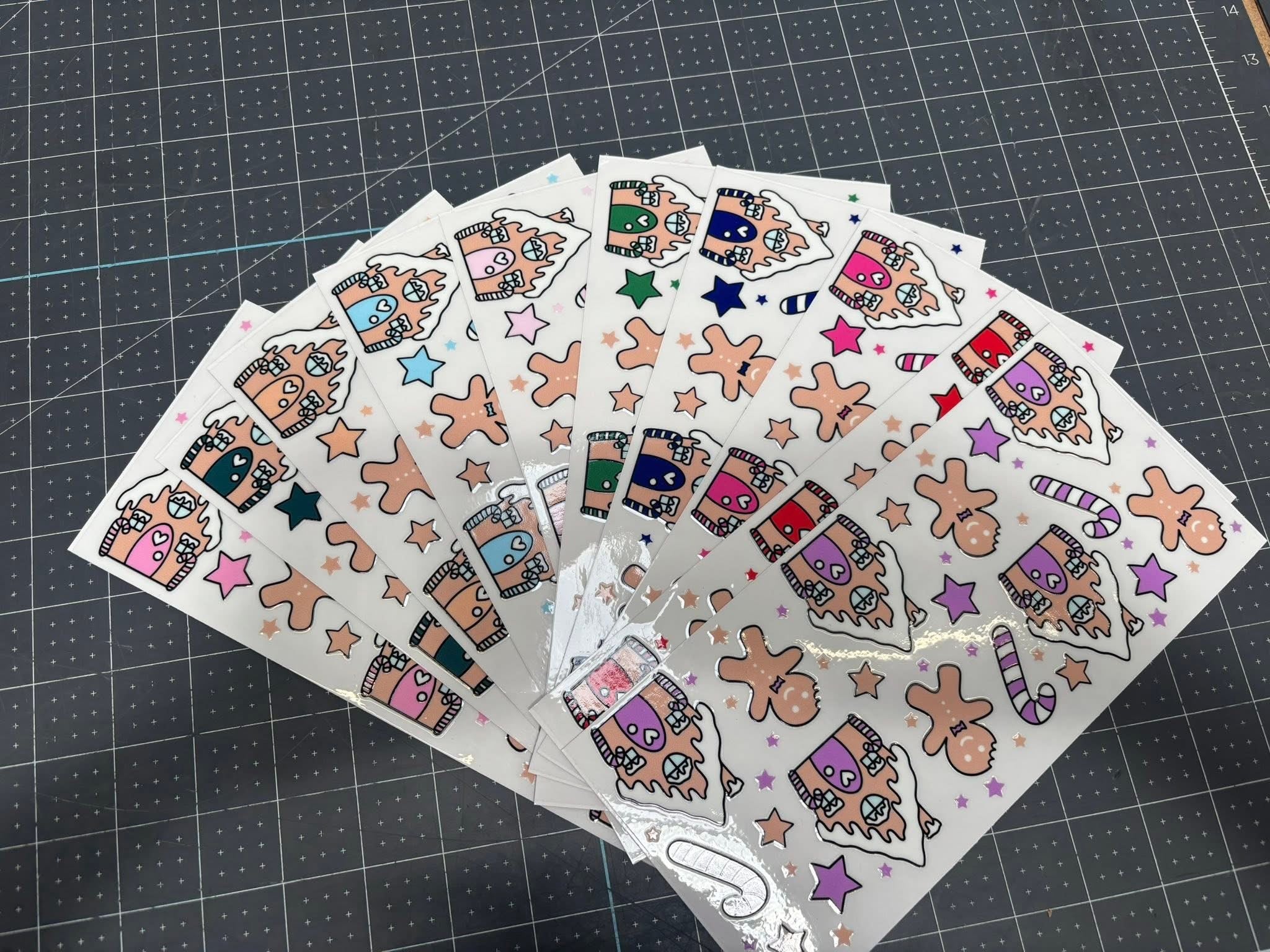 UVDTF - 10 gingerbread Wraps