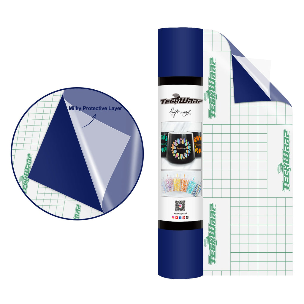 Teckwrap Matte Impact Blue Craft Vinyl