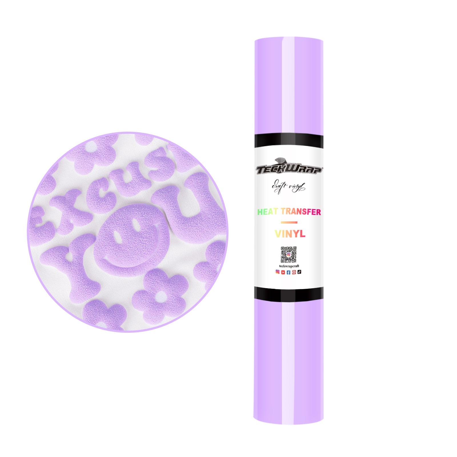 Teckwrap HTV Puff - Lilac
