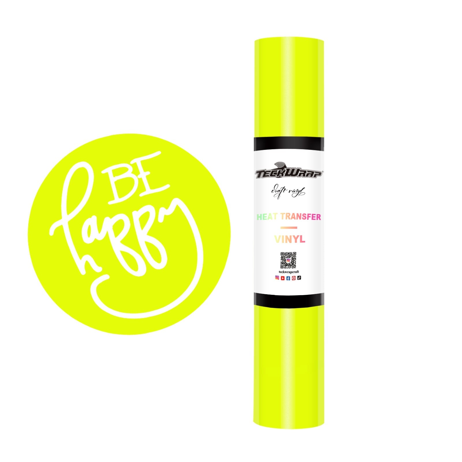 Teckwrap HTV -  PU Neon Yellow