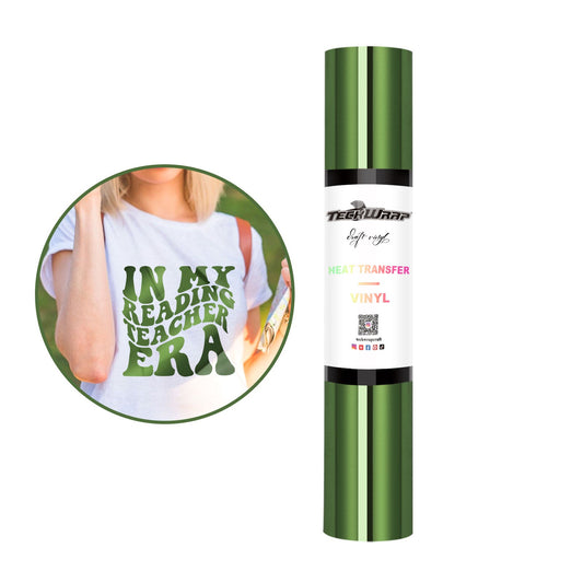 Teckwrap HTV Metallic Chrome - Olive