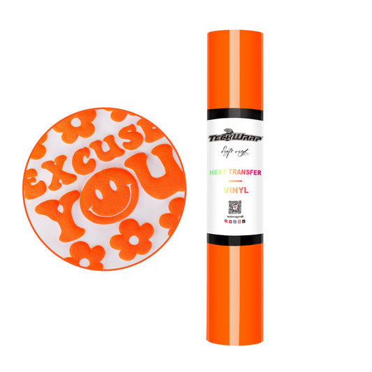 Teckwrap HTV Puff - Orange