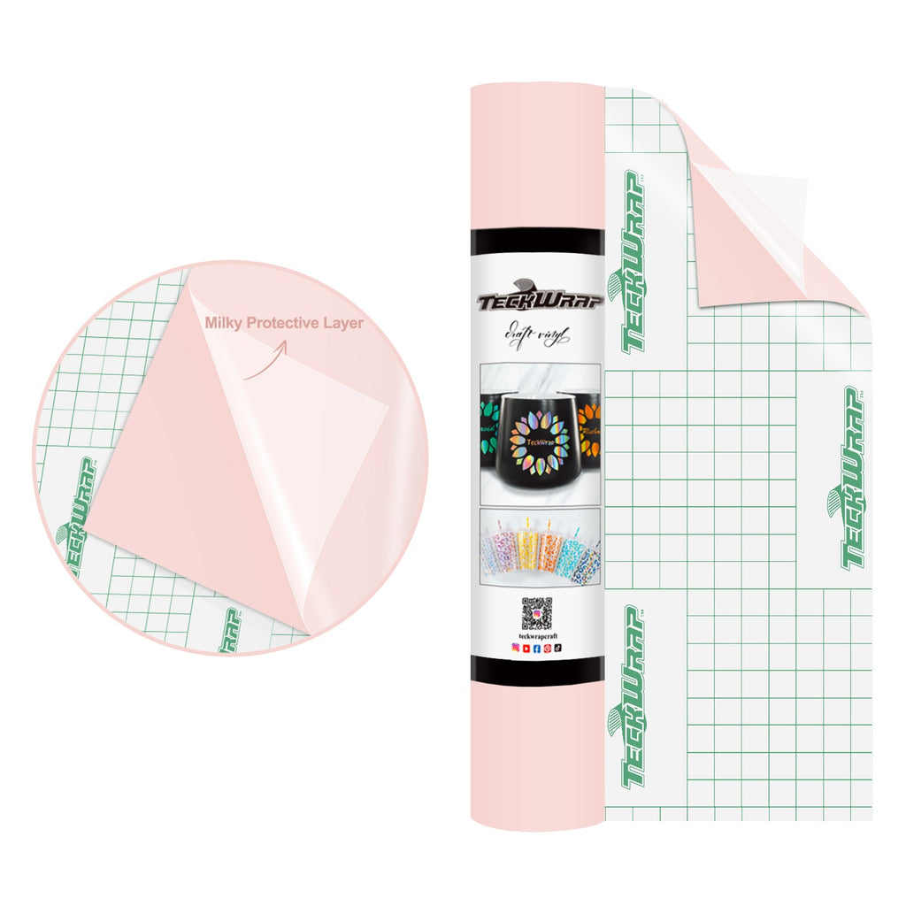 Teckwrap Matte Piggy Pink Craft Vinyl