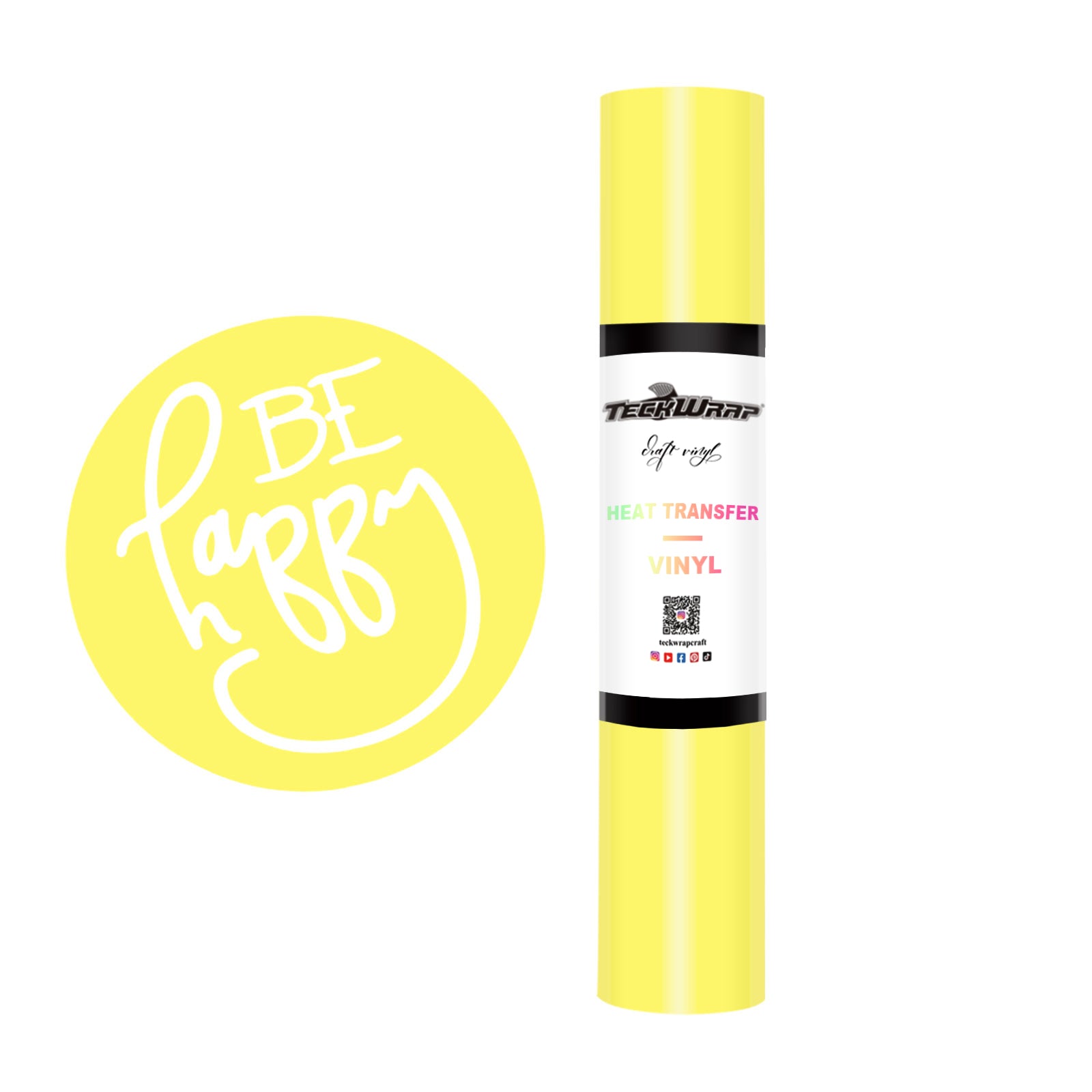 Teckwrap HTV -  PU Pastel Yellow