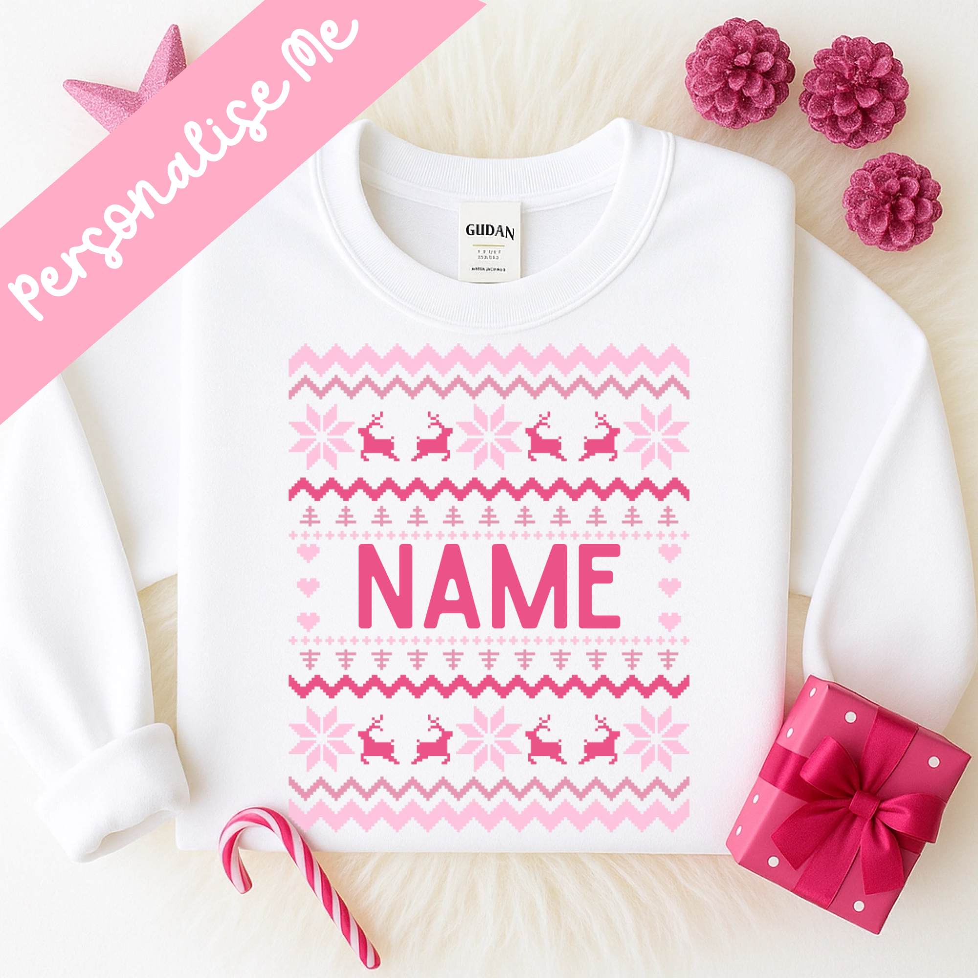 DTF - Ugly Sweater Pinks
