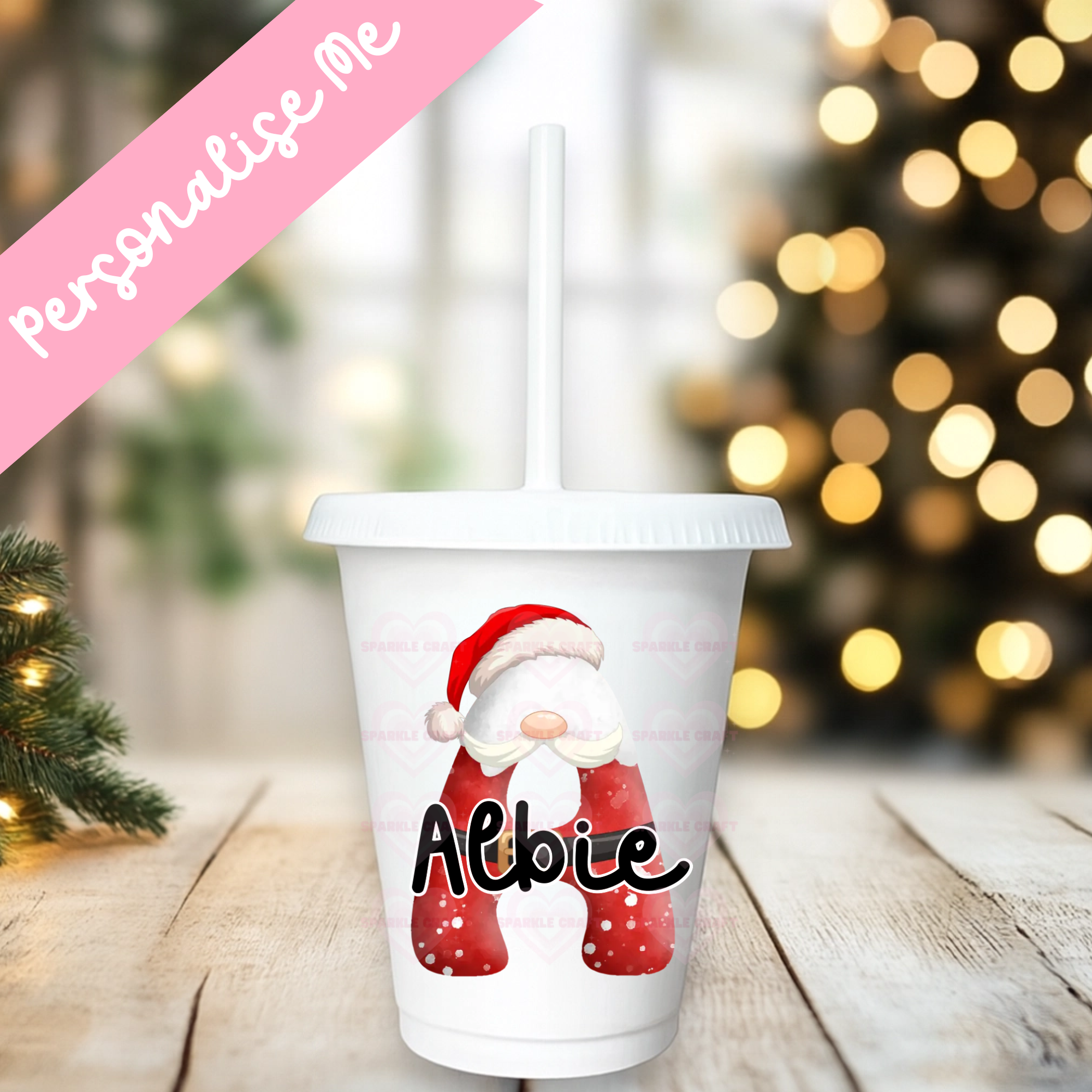 UVDTF - Santa Alphabet Cold Cup