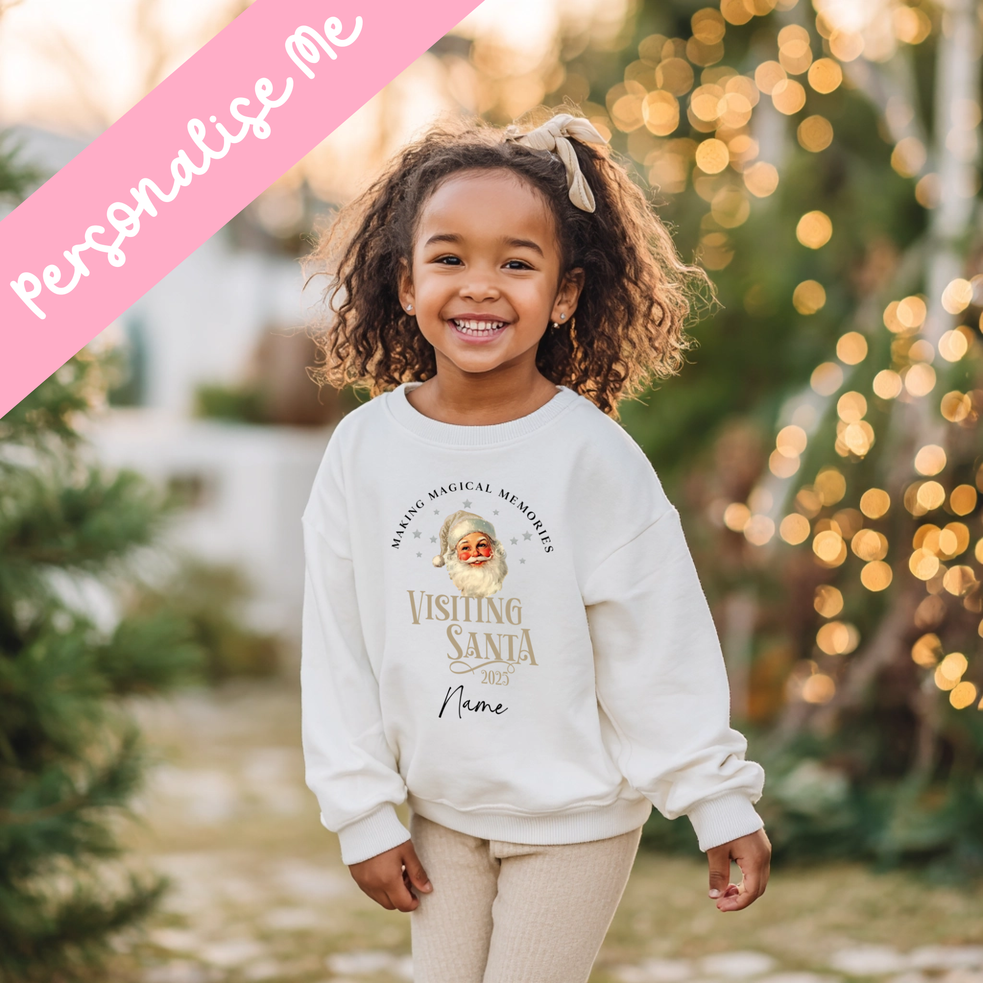 DTF - Visiting Santa Kids 2025 Beige