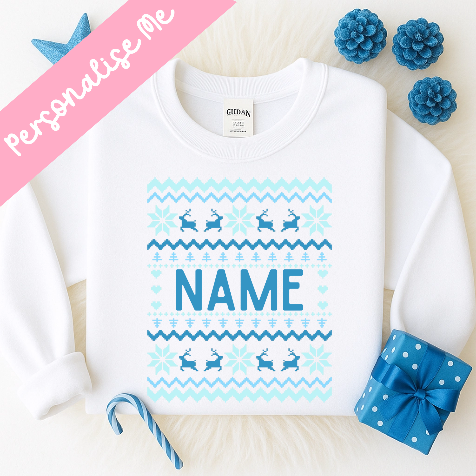 DTF - Ugly Sweater Blues