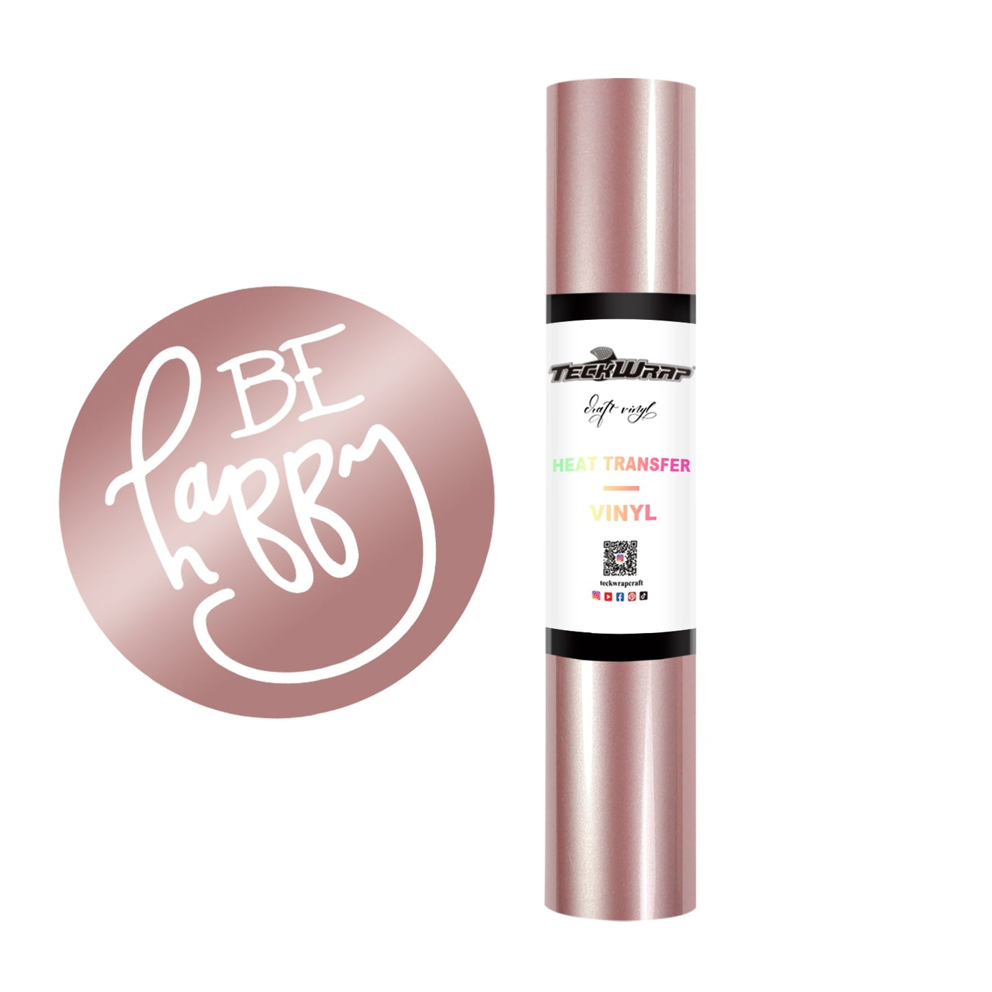 Teckwrap HTV -  PU Rose Gold
