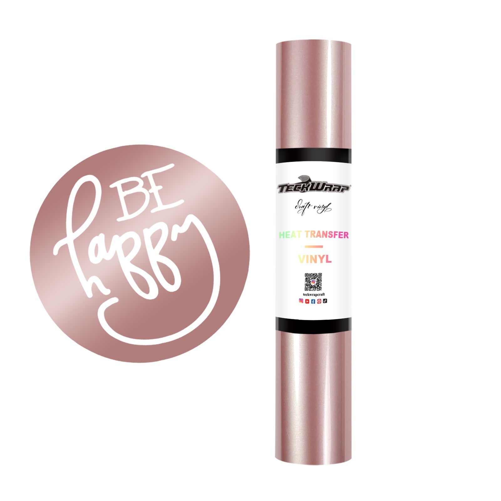 Teckwrap HTV -  PU Rose Gold
