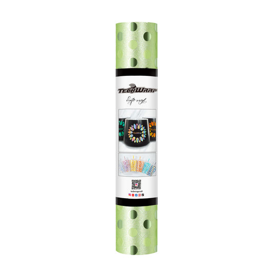 Teckwrap Polka Dots - Lime